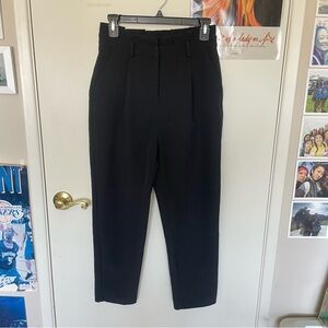 Topshop Black Tailored Trousers High-Waisted